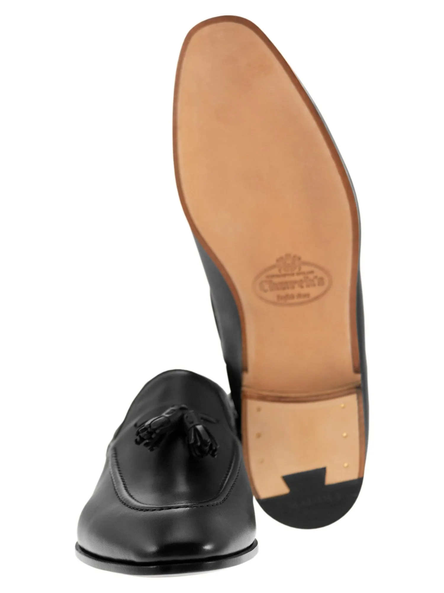 Church's    Church's Brushed Calf Leather Loafer