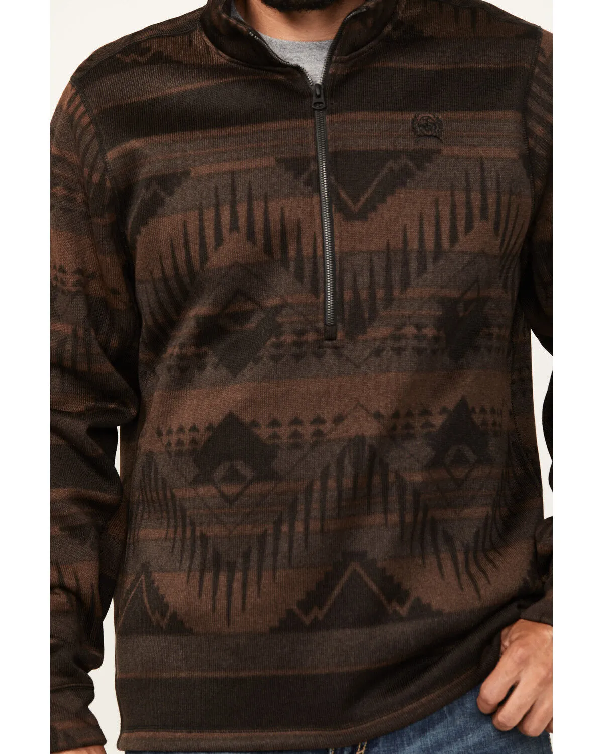 Cinch Men's Southwestern 1/2 Zip Pullover