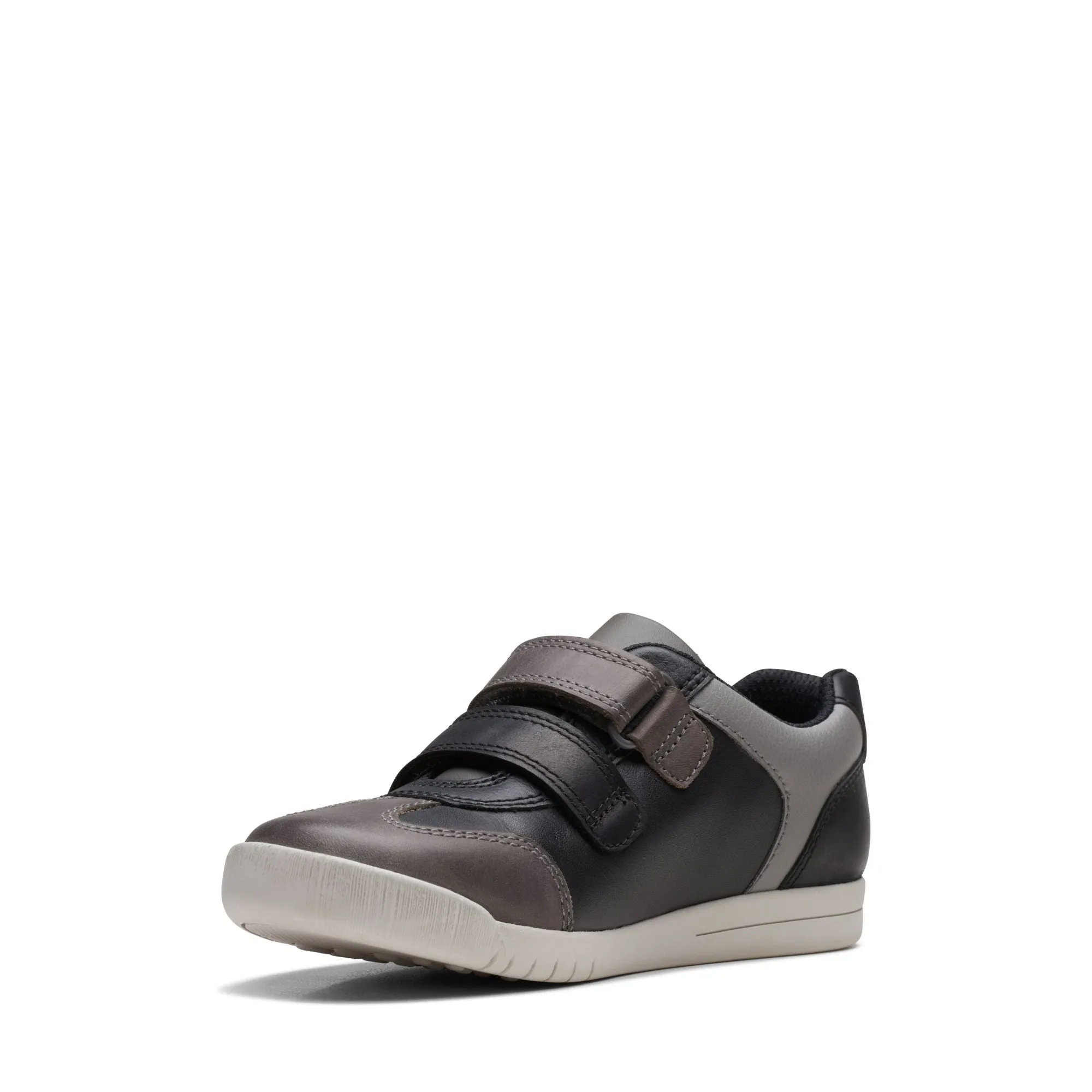 Clarks 'Den Stripe' Shoe - Black Combi