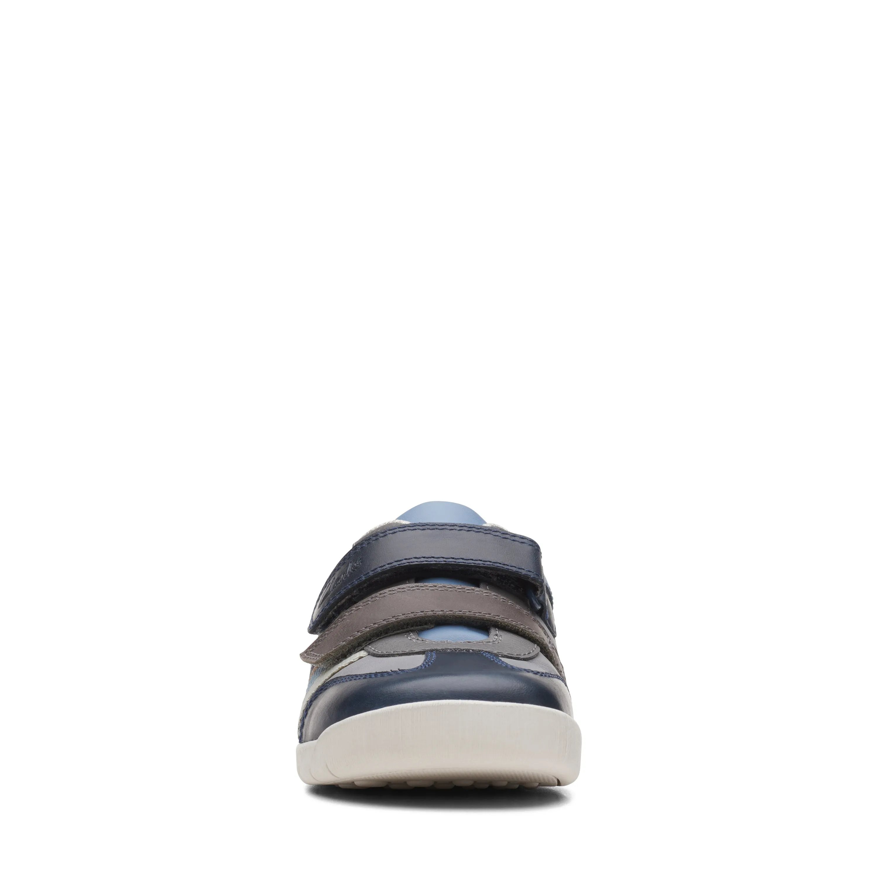 Clarks Den Stripe Shoe - Navy Combi