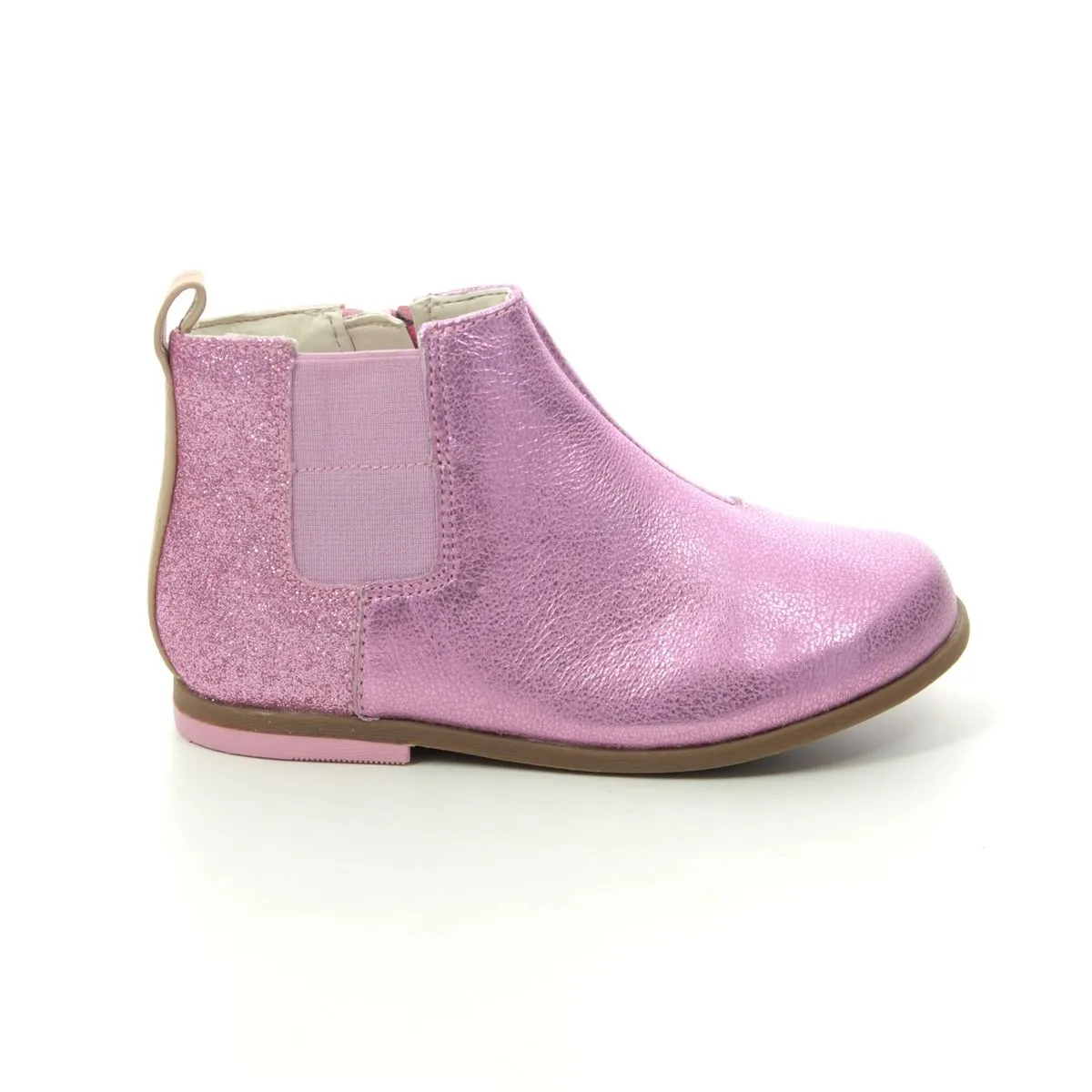 Clarks - Drew Fun T 261454186f - F Fit (pink Leather)