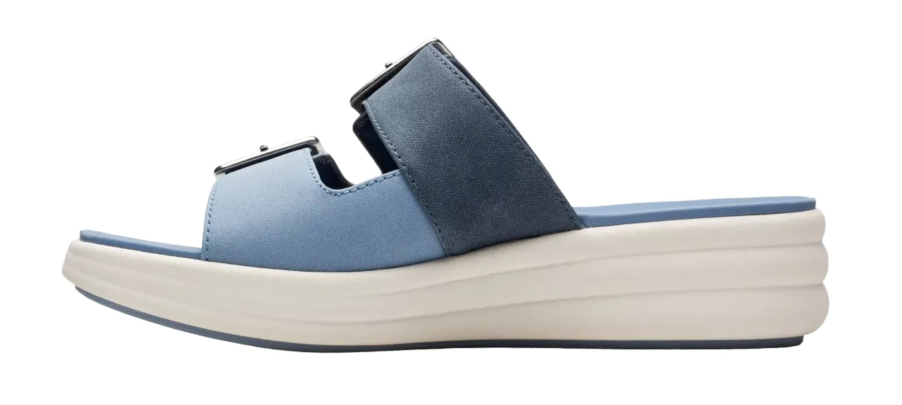 CLARKS DRIFT BUCKLE DENIM COMBO