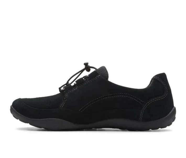 Clarks Haley Rhea - Black Suede