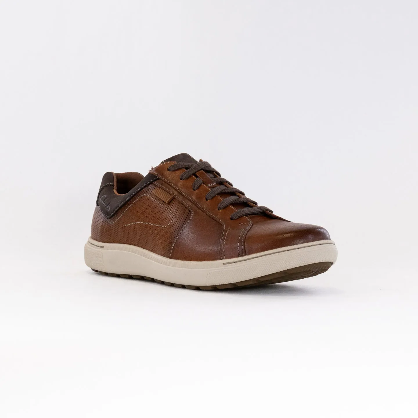 Clarks Mapstone Lace (Men's) - Tan Leather