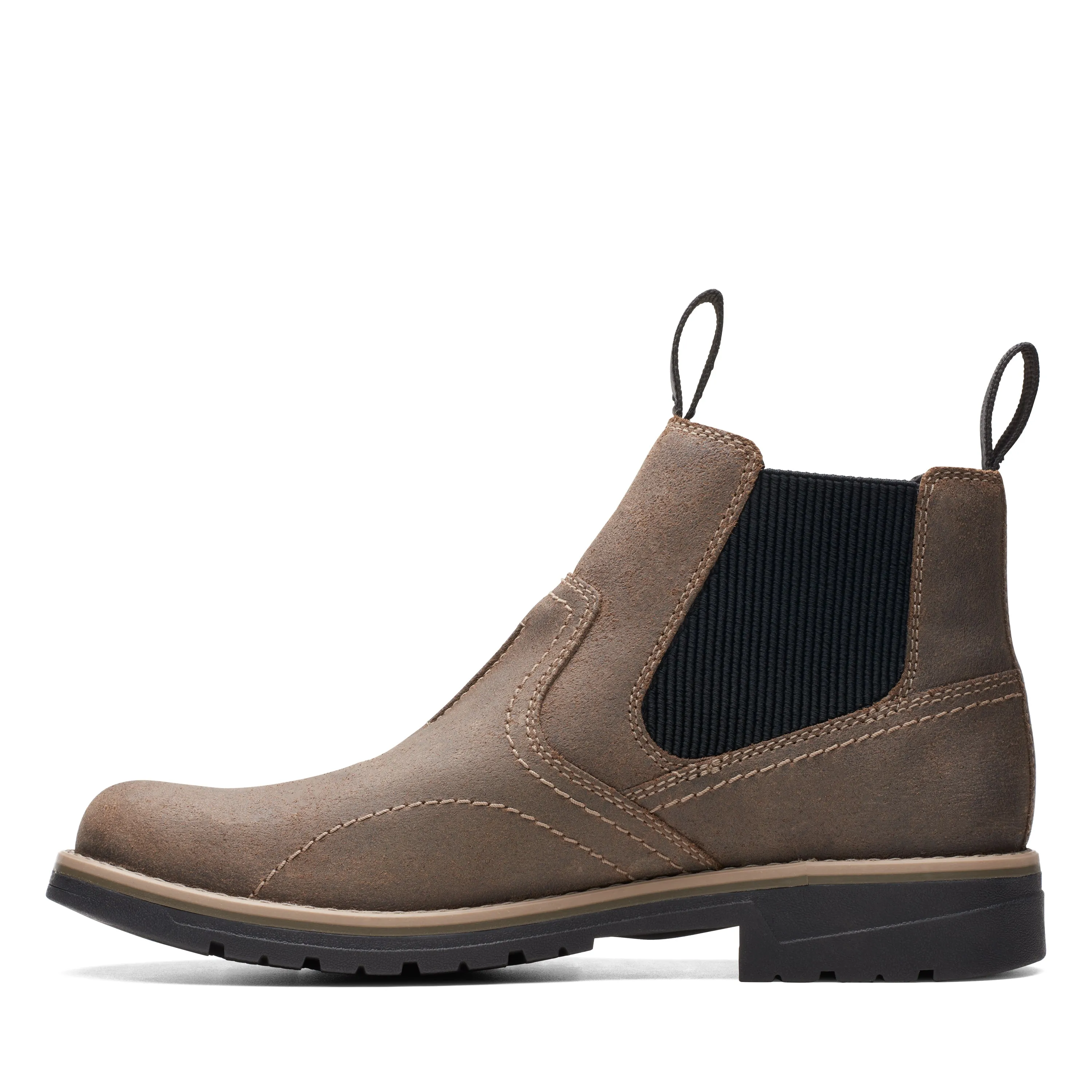 Clarks Men's Morris Easy Boot - Stone Waxy