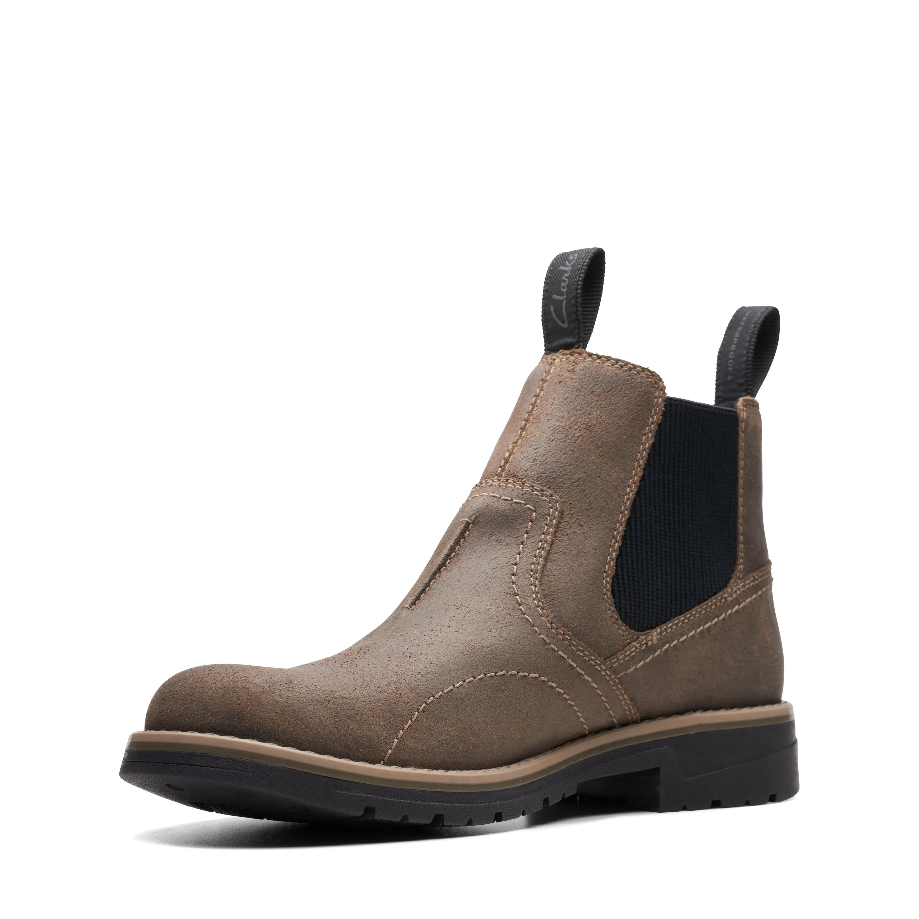 Clarks Men's Morris Easy Boot - Stone Waxy