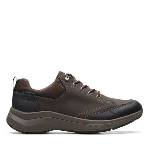Clarks Mens Wave 2.0 Vibe Sneakers - Dark Brown
