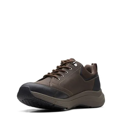 Clarks Mens Wave 2.0 Vibe Sneakers - Dark Brown