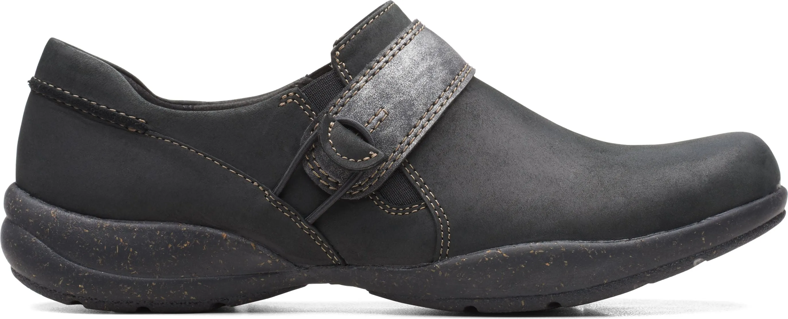 Clarks Roseville Dot Black