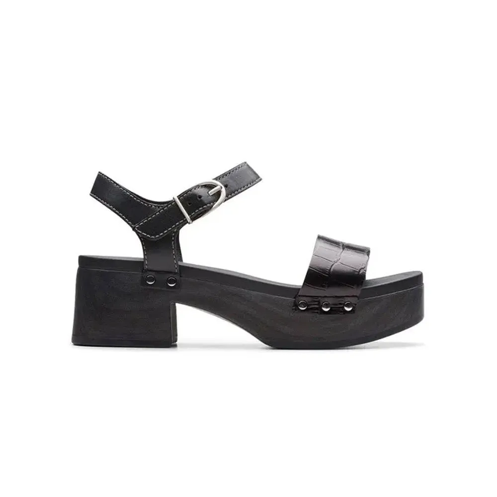 CLARKS SIVANNE BAY BLACK - WOMENS