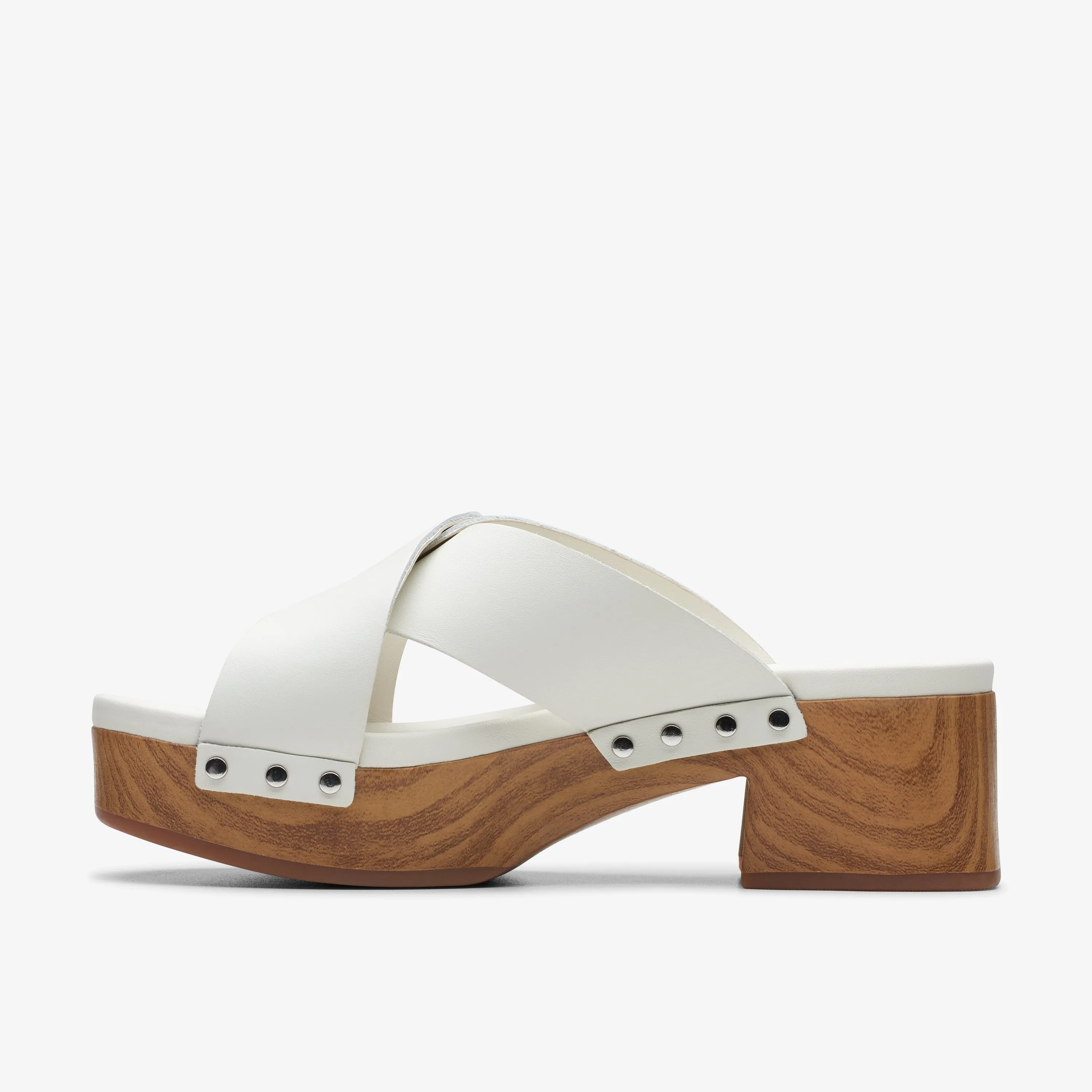 Clarks Sivanne Walk Leather Off White