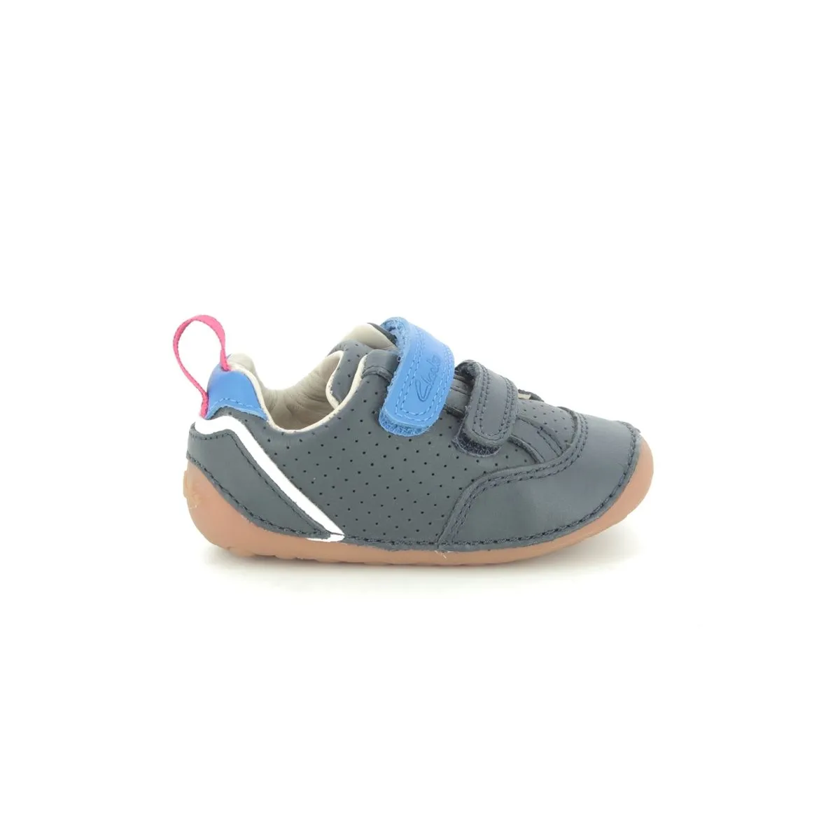 Clarks - Tiny Sky T 261576296f - F Fit (navy Leather)