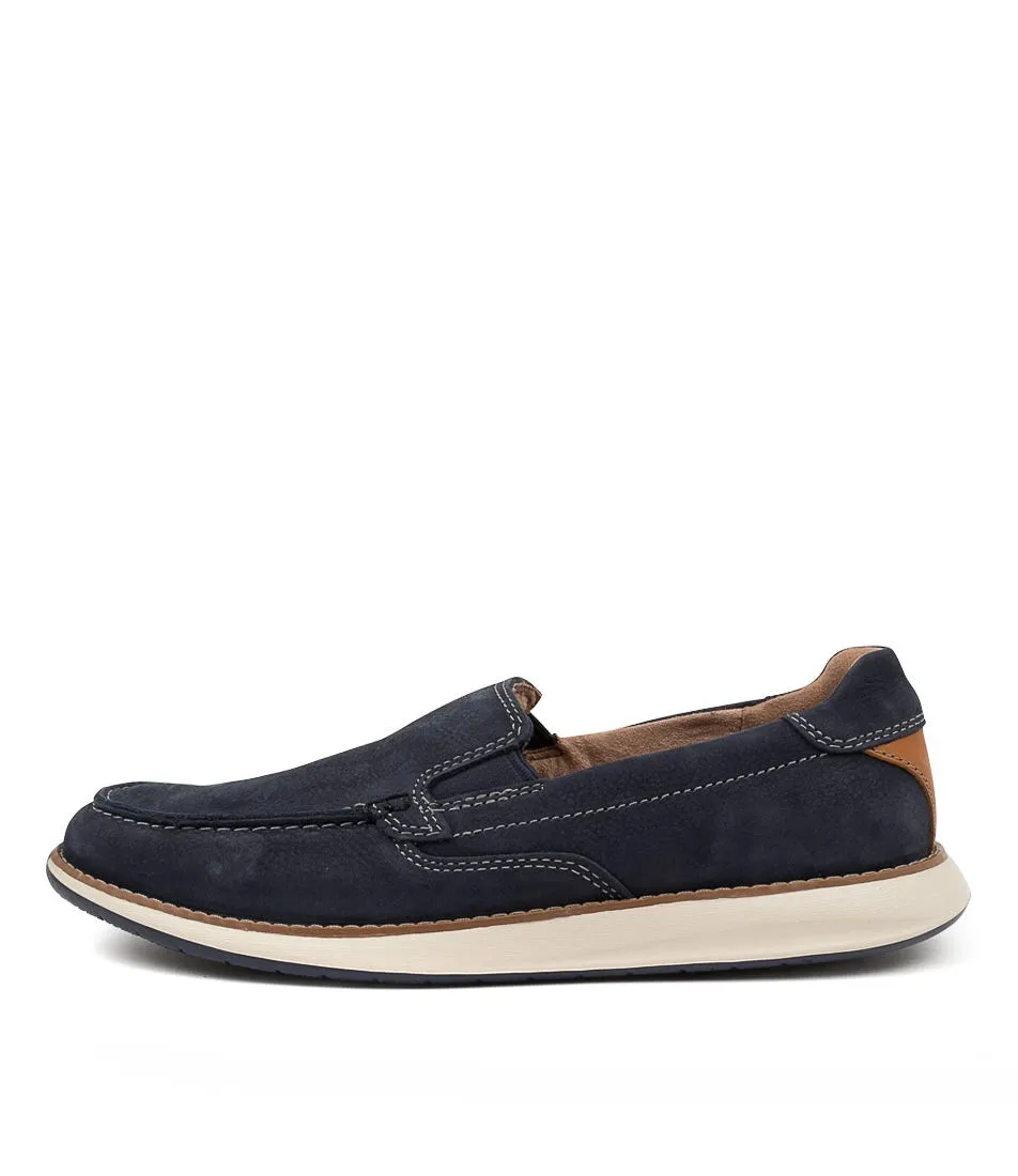 CLARKS Unpilot Step Navy Nubuck