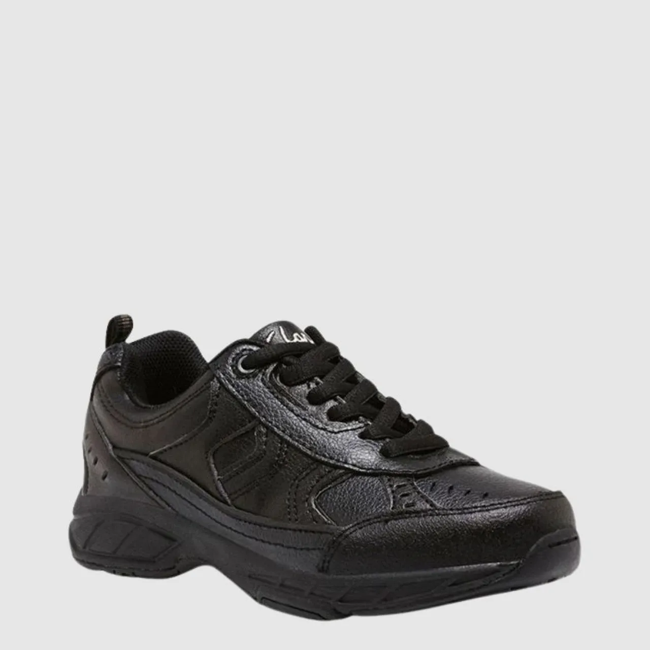 Clarks Vancouver Black School Shoe