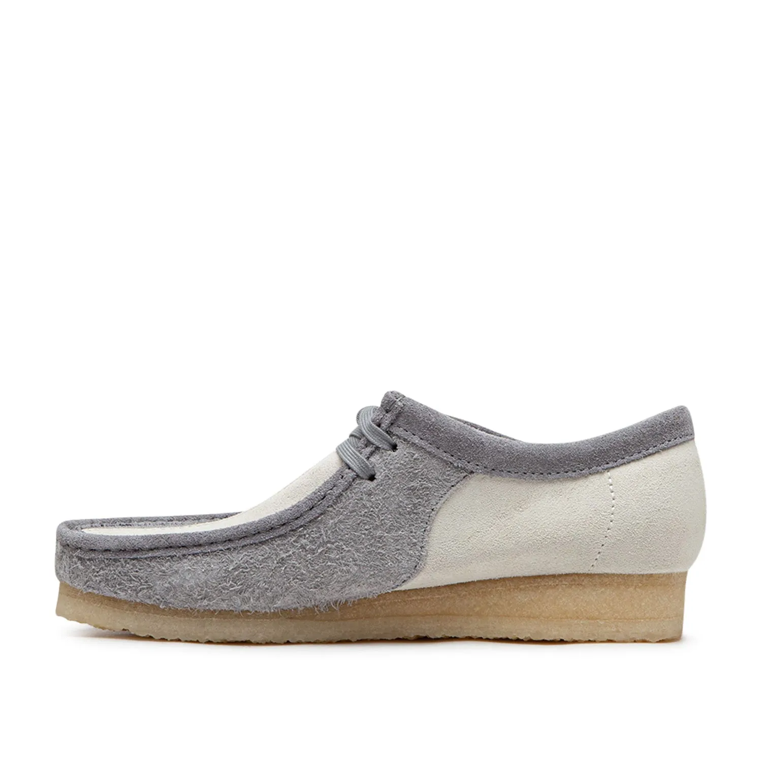 Clarks Wallabee (Grey / Off White)