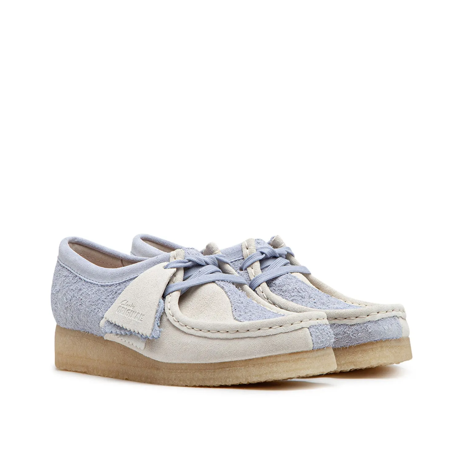 Clarks Wmns Wallabee Cloud Grey Combi (Grey)