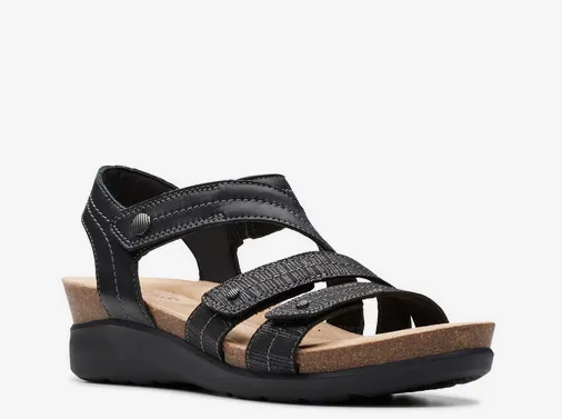 Clarks Women's Calenne Clara Sandals - Black