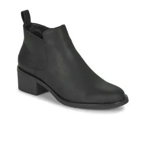Clarks Women's Memi Zip Boot Black Leather