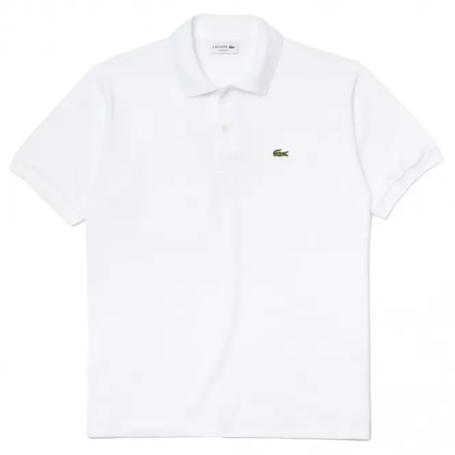 Classic Pique Polo Shirt - White