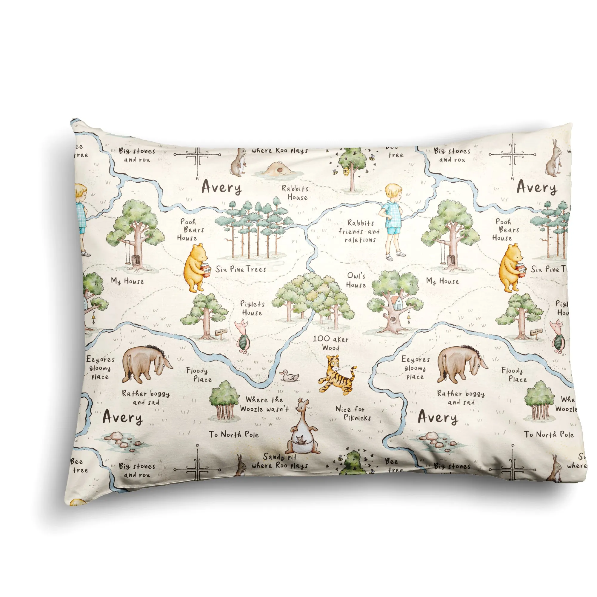 Classic Pooh - Envelope Style Pillowcase