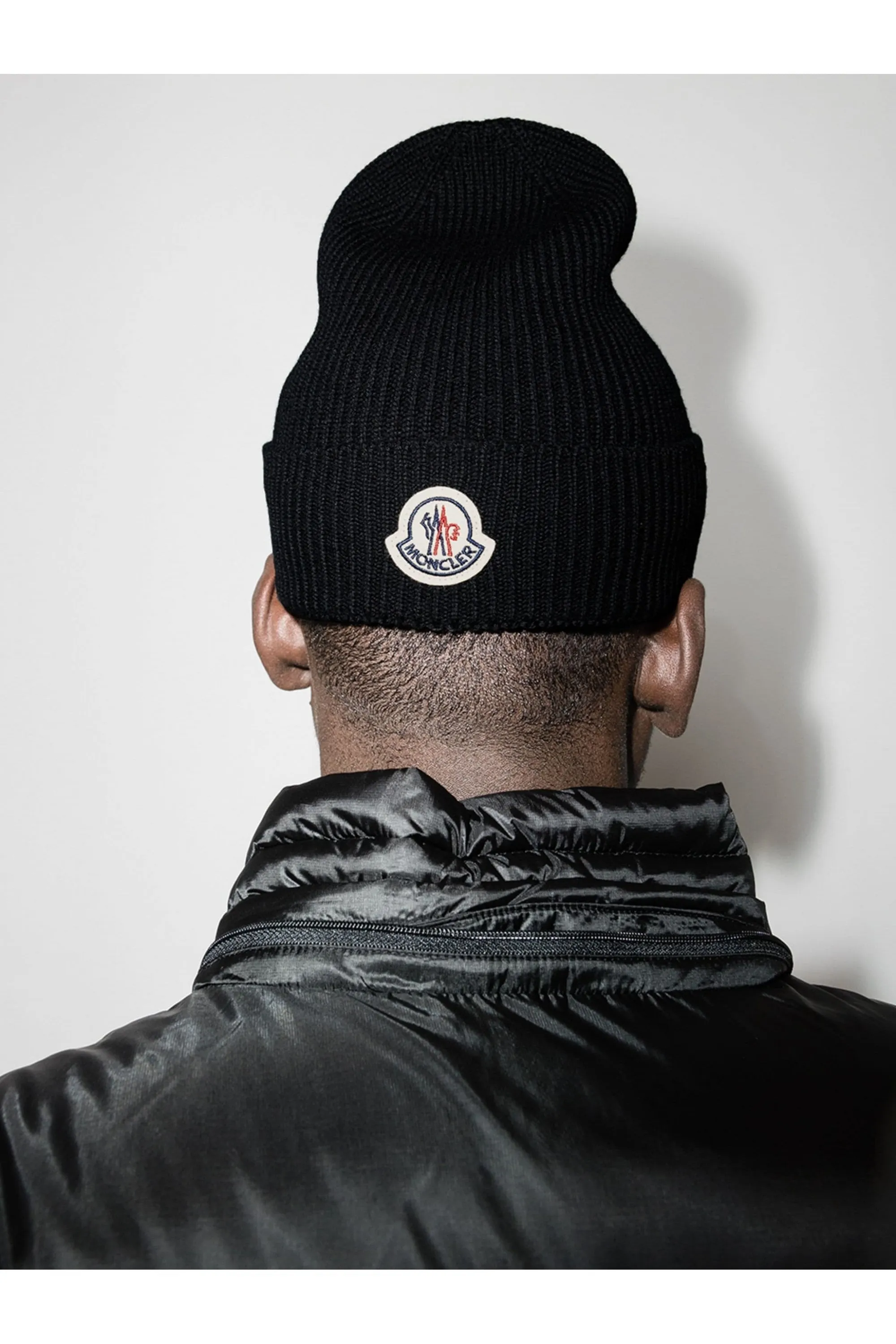 Classic Wool Beanie Hat Black