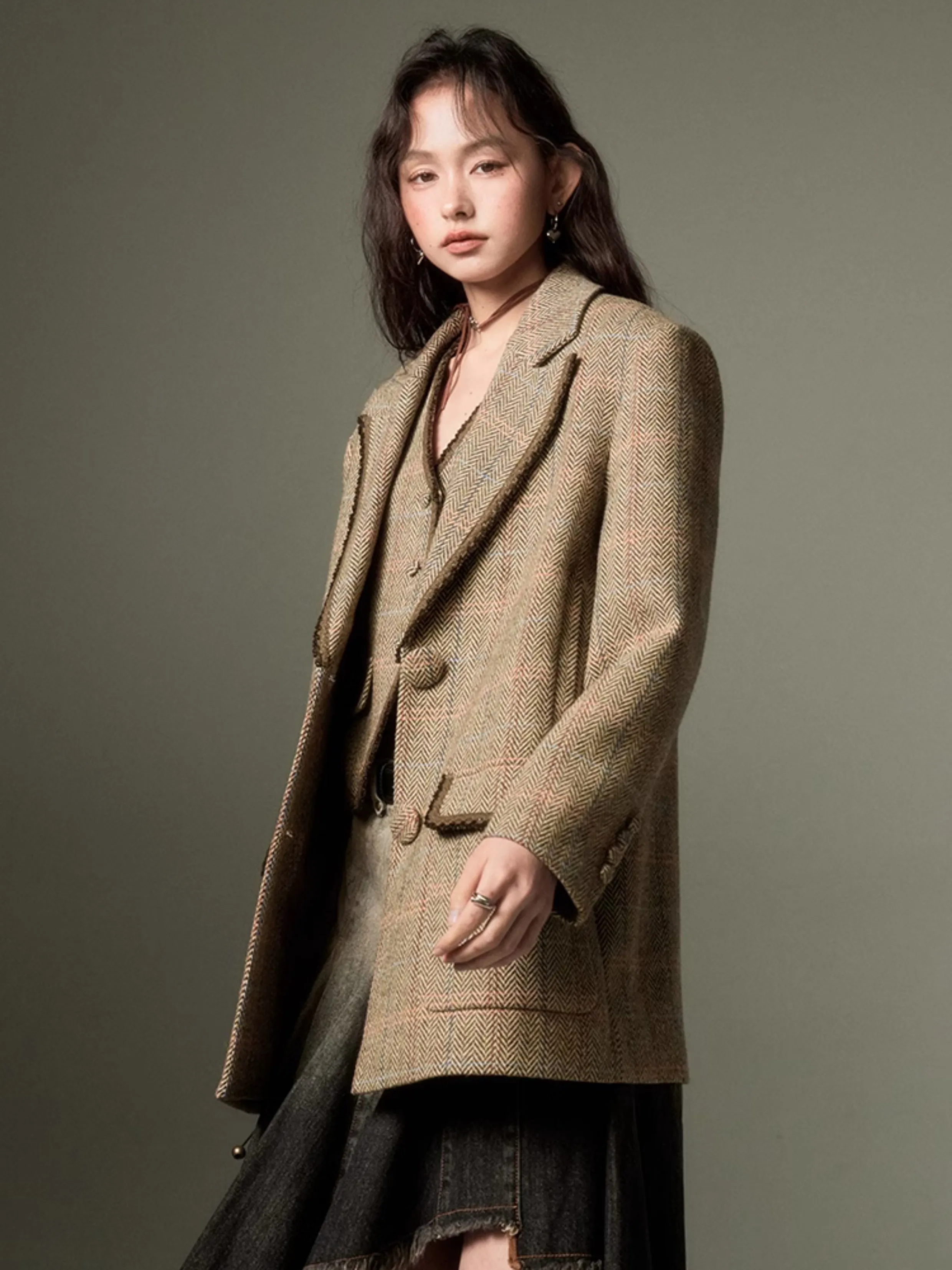Classical Design Jacket ＆ Vest Set-up