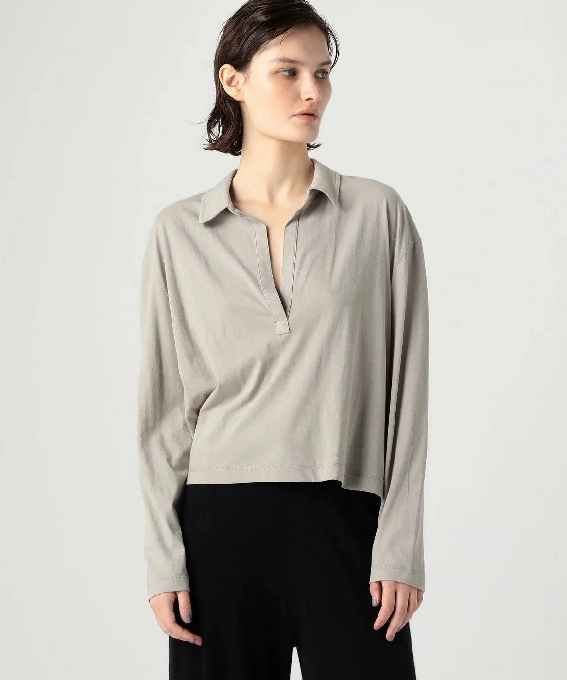 Clean Finish Jersey Open Polo-Breeze