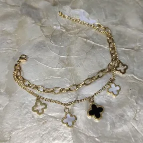 Clove Tennis Layered Bracelet