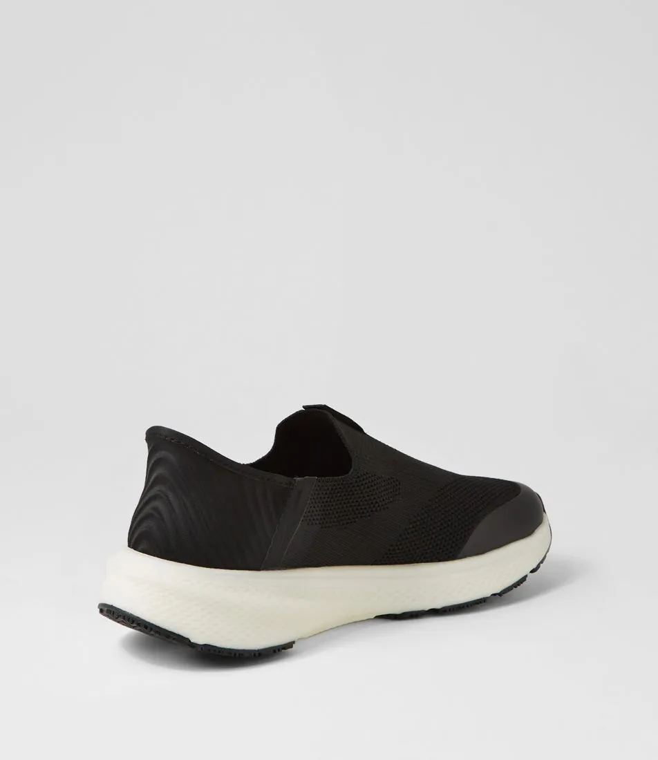 COLORADO Lipton Black White Knit Sneakers
