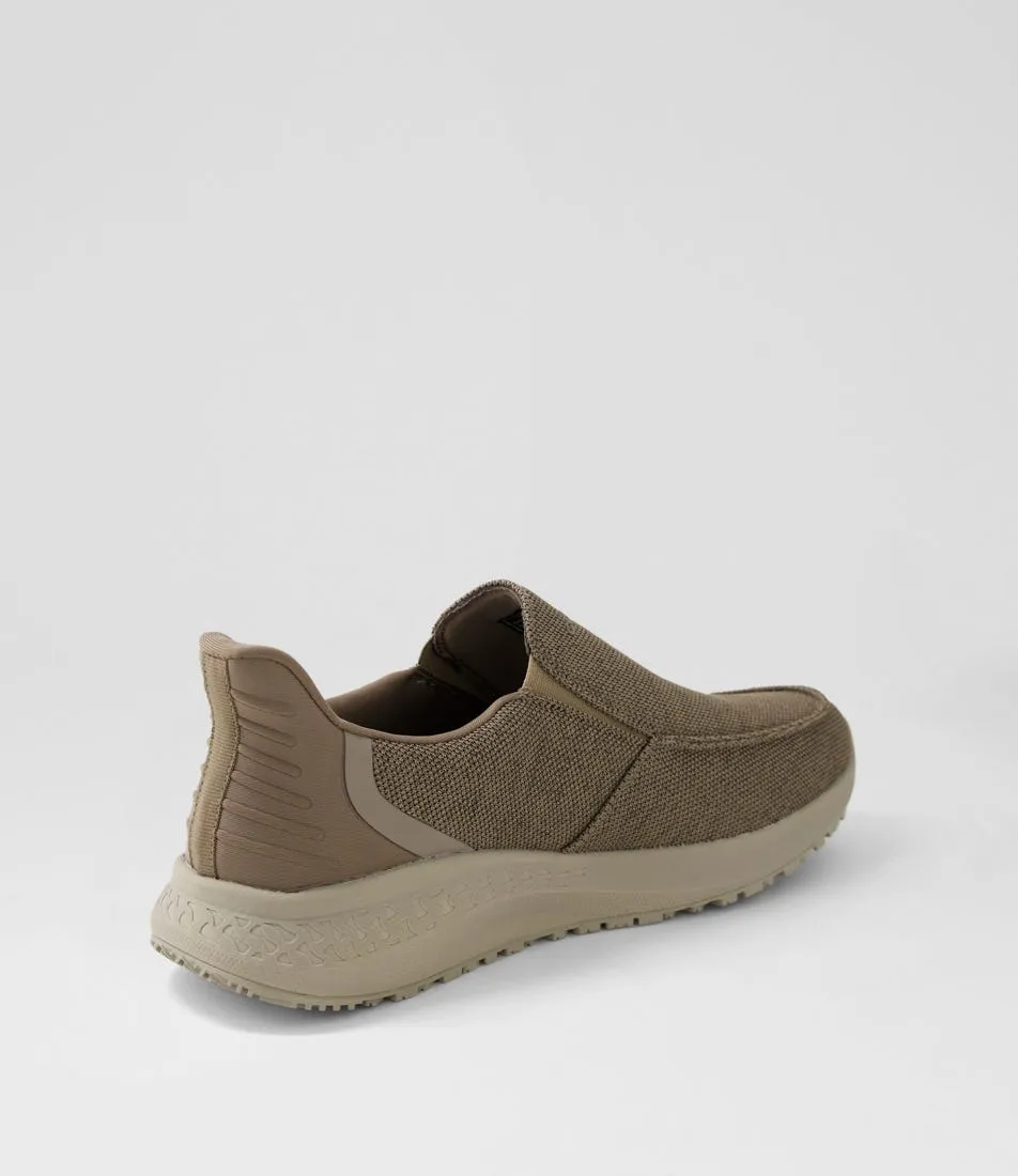 COLORADO Orsen Taupe Knit Sneakers