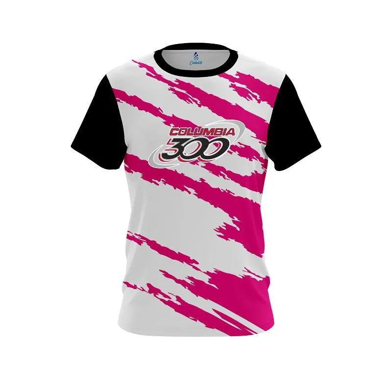 Columbia 300 Athlete Bolt Pink CoolWick Bowling Jersey