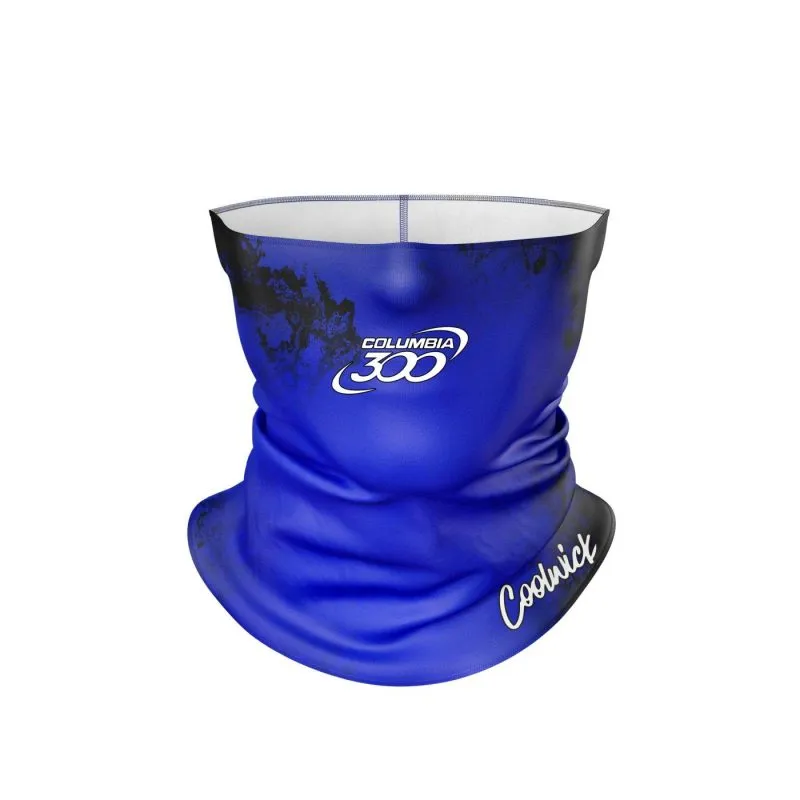 Columbia 300 Blue Toxic CoolWick Neck Gaiter All-In-1