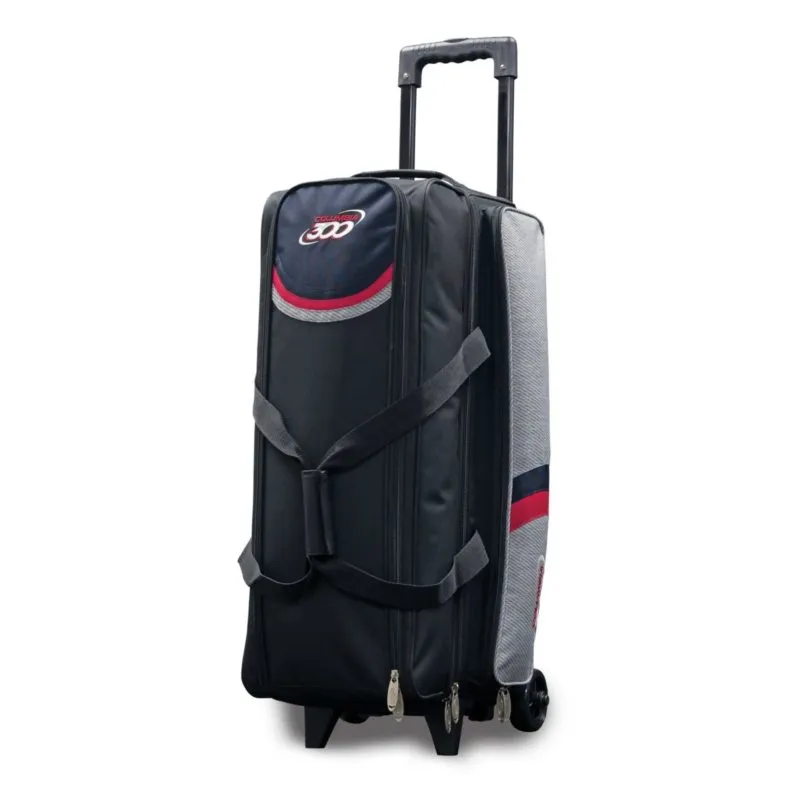 Columbia 300 Boss Triple 3 Ball Roller Red Bowling Bag