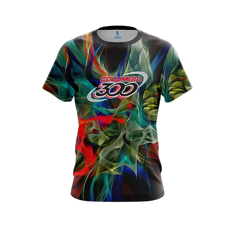 Columbia 300 Color Swirl CoolWick Bowling Jersey