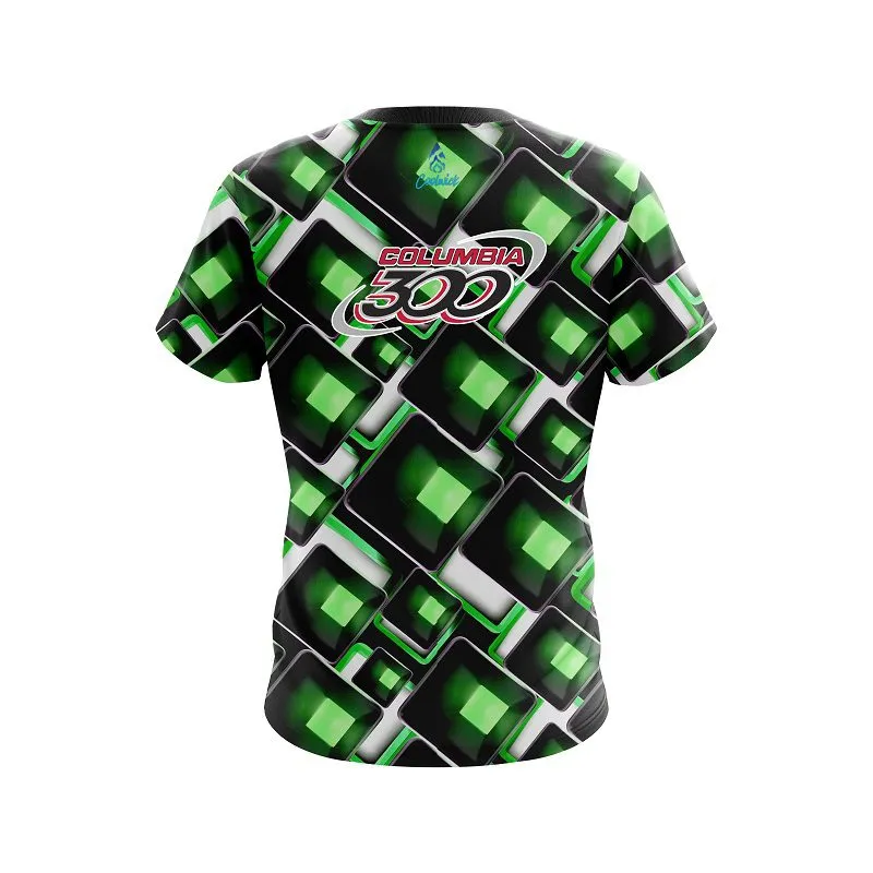 Columbia 300 Conception Green CoolWick Bowling Jersey