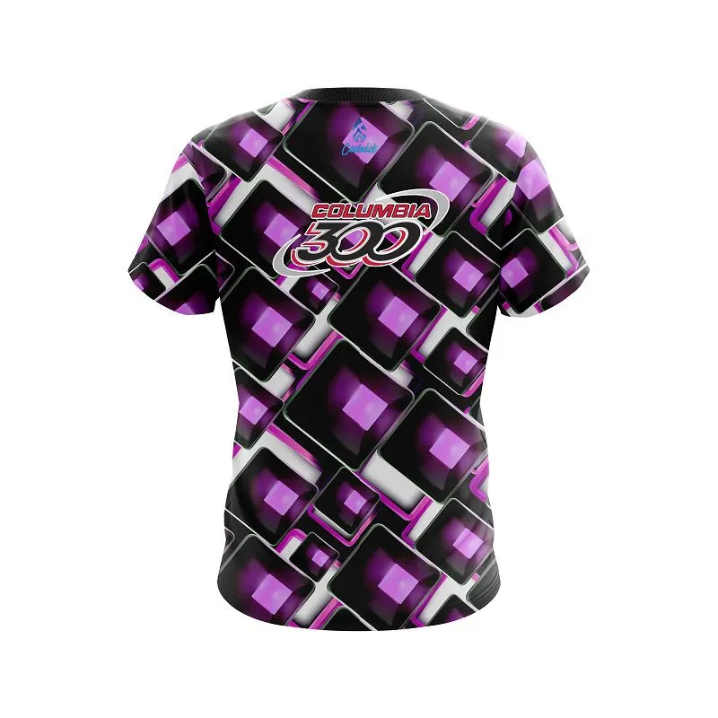 Columbia 300 Conception Purple CoolWick Bowling Jersey