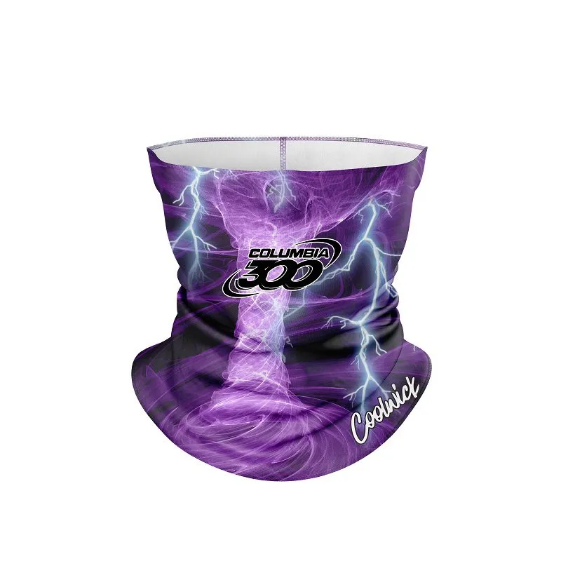 Columbia 300 Electrical Tornado Purple CoolWick Neck Gaiter All-In-1