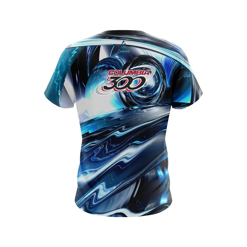 Columbia 300 Futuristic Plasma Waves CoolWick Bowling Jersey