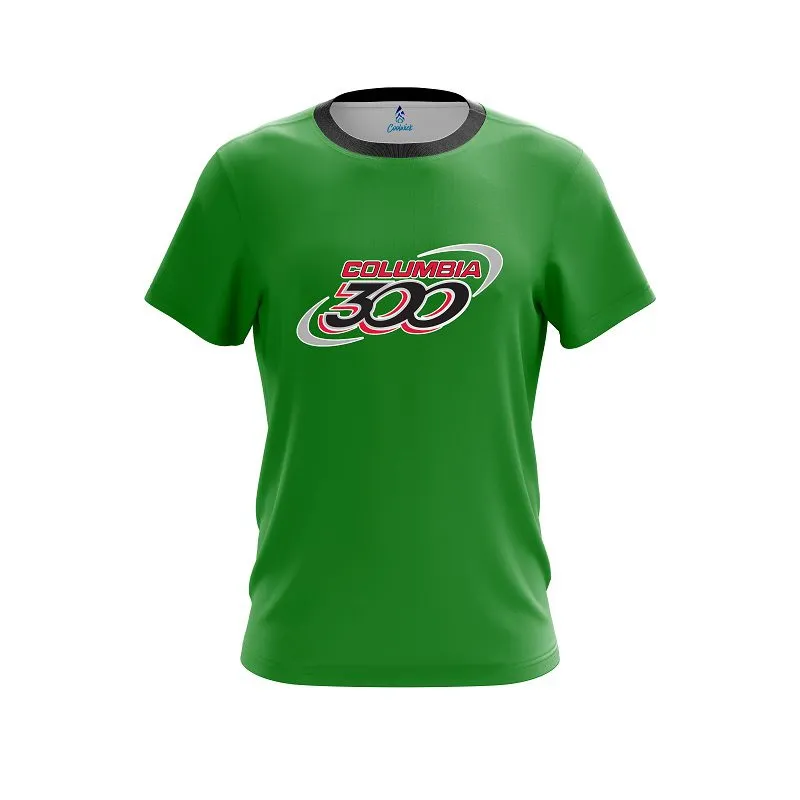 Columbia 300 Green CoolWick Bowling Jersey