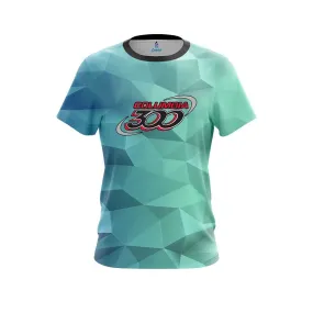 Columbia 300 Icy Blue CoolWick Bowling Jersey