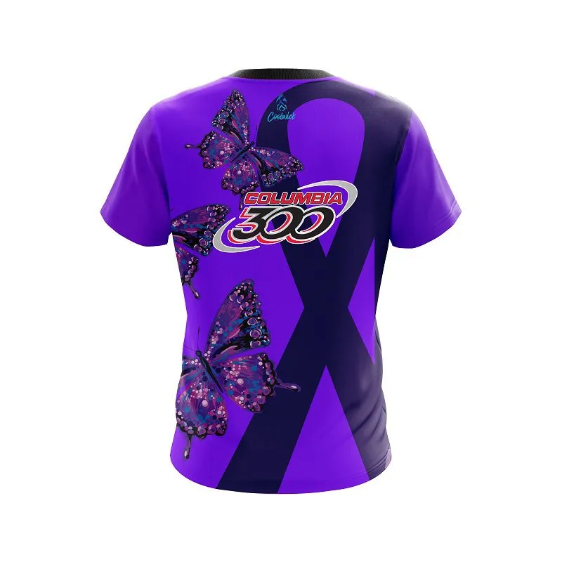 Columbia 300 Lupus Cancer CoolWick Bowling Jersey