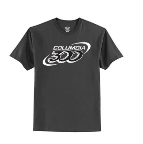 Columbia 300 Men’s Charcoal Heather White Bowling T-Shirt