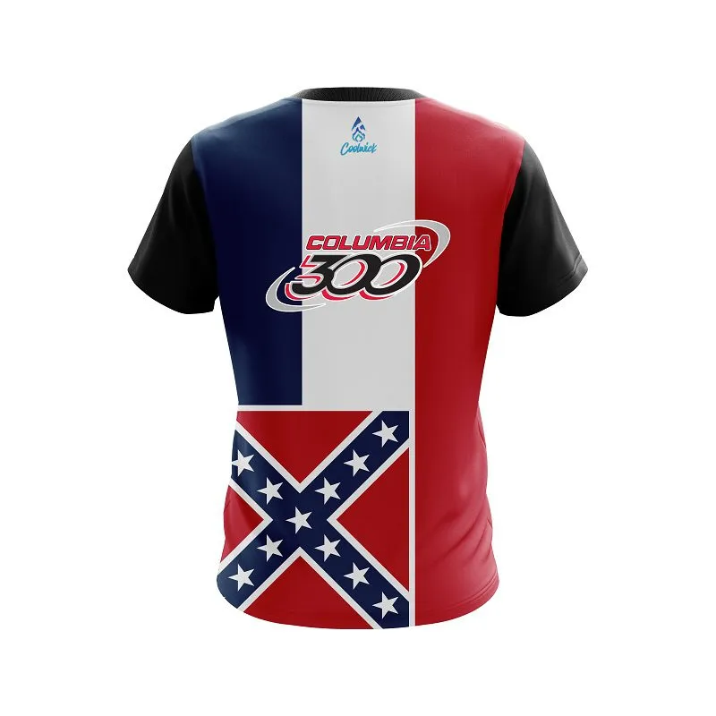 Columbia 300 Mississippi Flag CoolWick Bowling Jersey