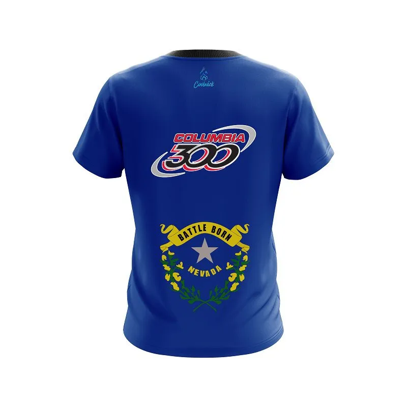 Columbia 300 Nevada Flag CoolWick Bowling Jersey