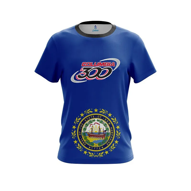 Columbia 300 New Hampshire Flag CoolWick Bowling Jersey