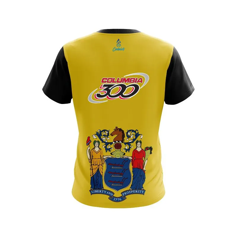 Columbia 300 New Jersey Flag CoolWick Bowling Jersey