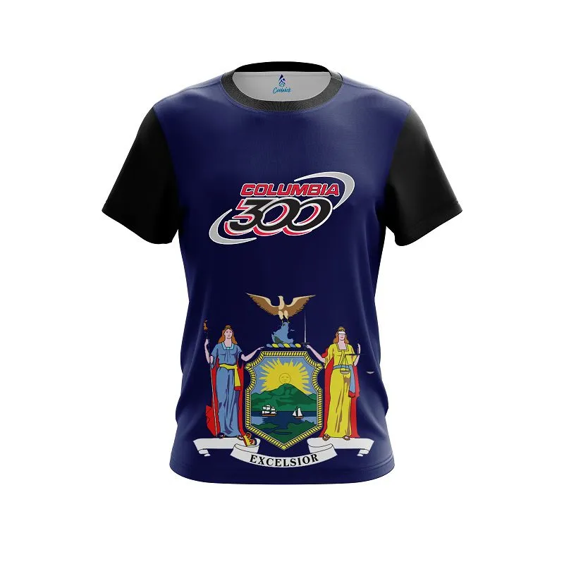 Columbia 300 New York Flag CoolWick Bowling Jersey