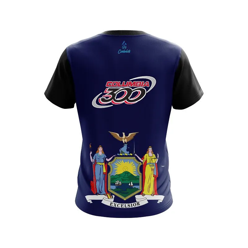 Columbia 300 New York Flag CoolWick Bowling Jersey