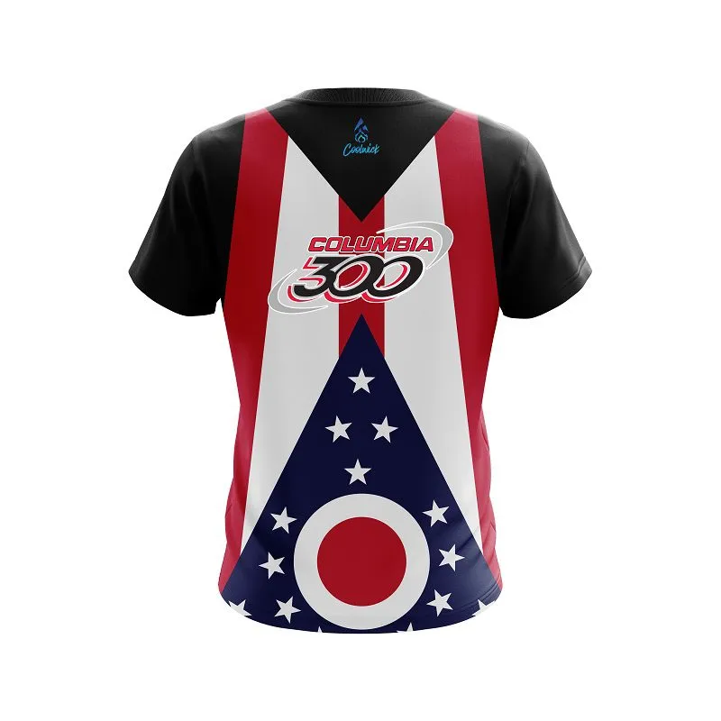 Columbia 300 Ohio Flag CoolWick Bowling Jersey