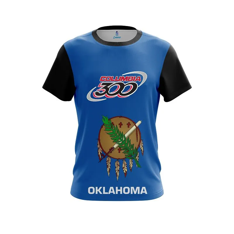 Columbia 300 Oklahoma Flag CoolWick Bowling Jersey